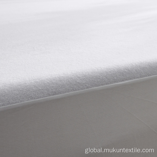 Mattress Protector White cotton terry Waterproof Mattress Protector cover Supplier